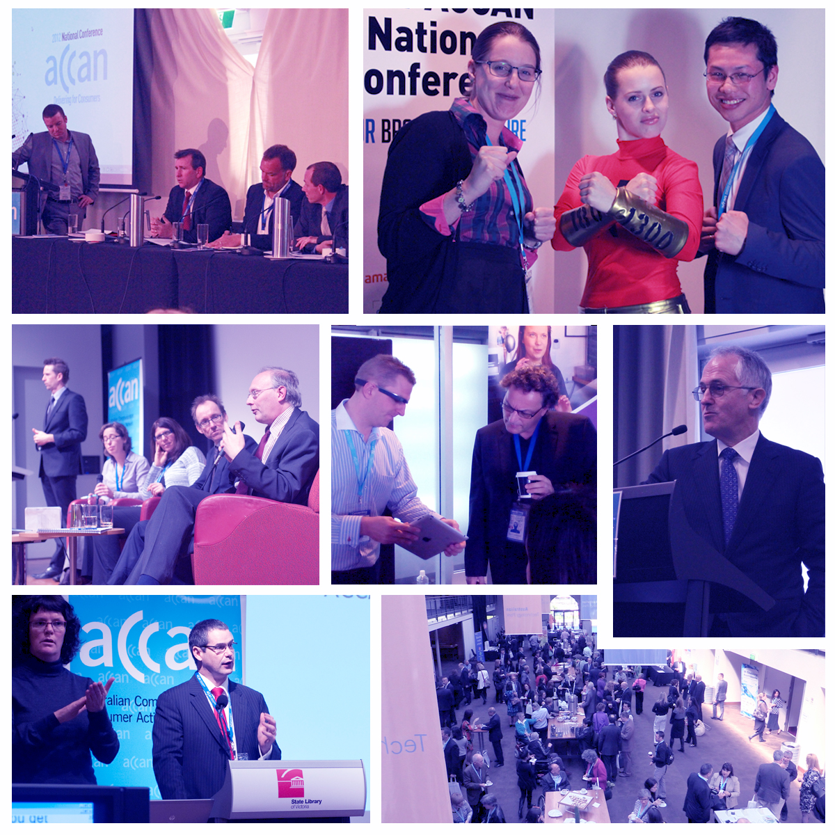 Collage of ACCAN Conferences