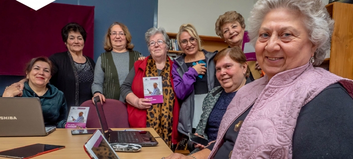 Australian Seniors at a digital literacy program