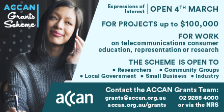 ACCAN grants are now open