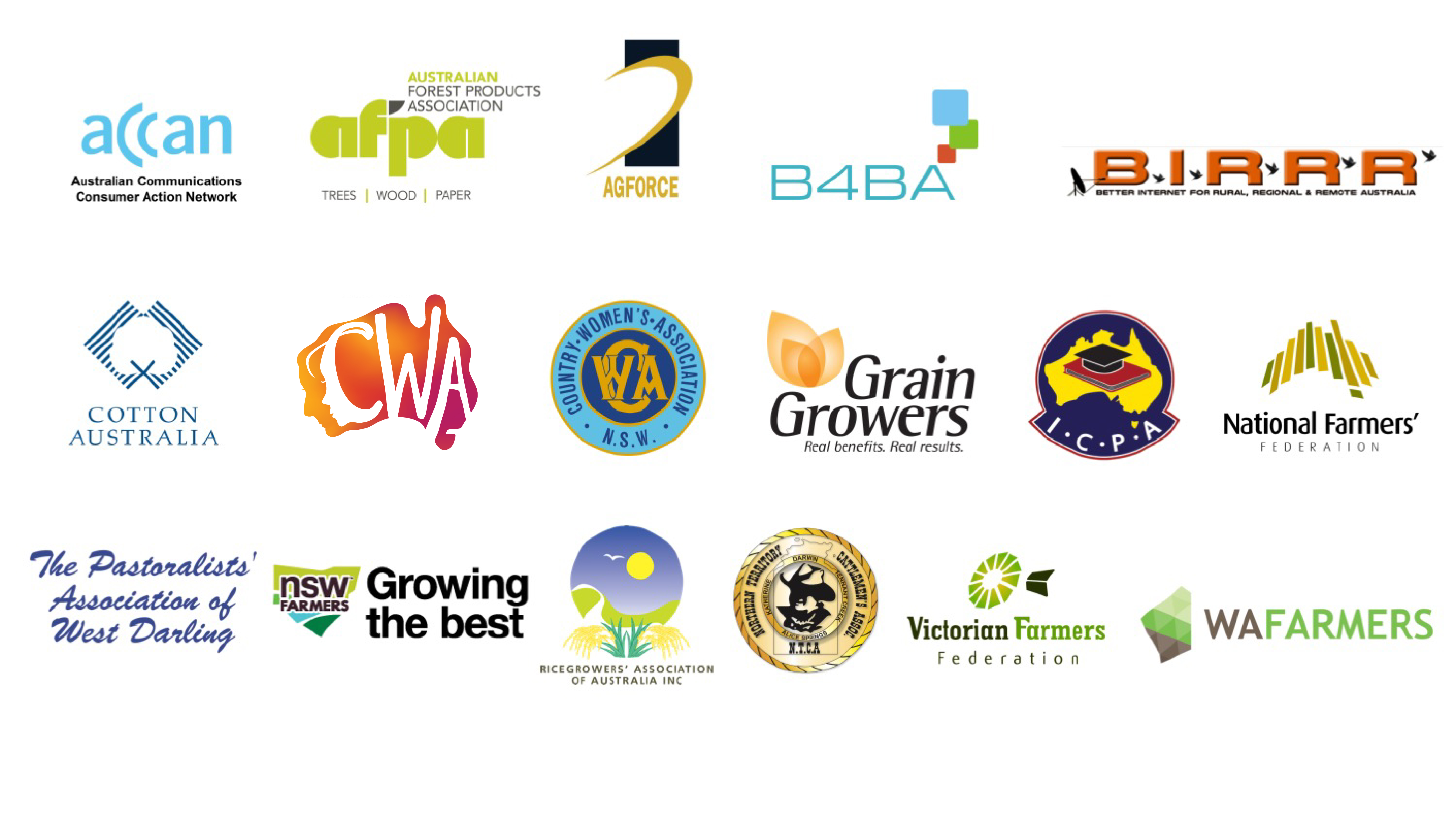 Coalition partner logos