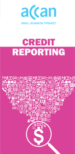 Credit reporting tipsheet cover
