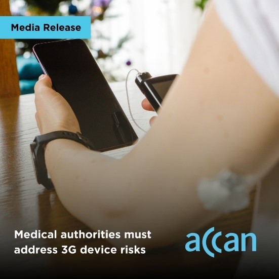 Media Release Highlight: Medical Authorities must address 3G devices risks