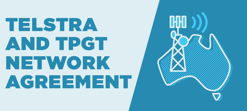 Telstra and TPGT Network Agreement [icon of Australia and a telco tower]