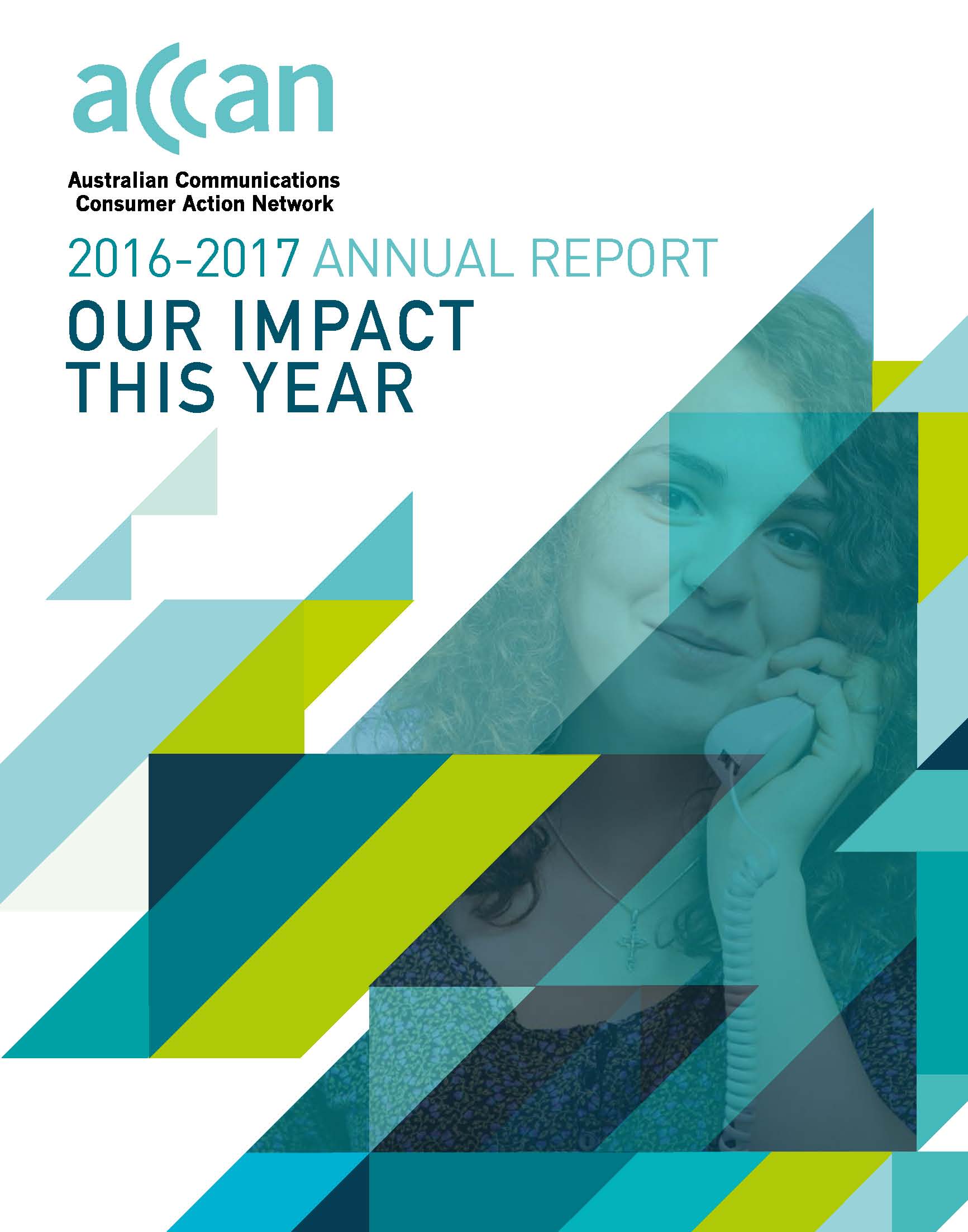 ACCAN Annual Report cover