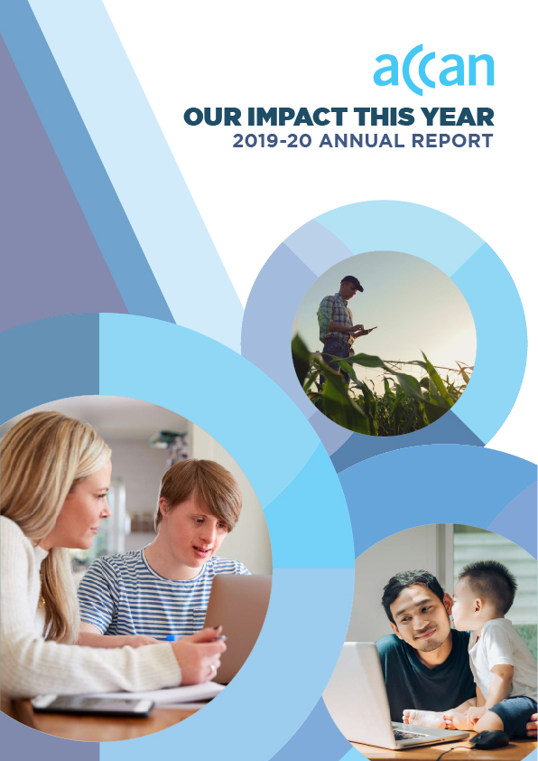 ACCAN AnnualReport 2019 20 Cover 01