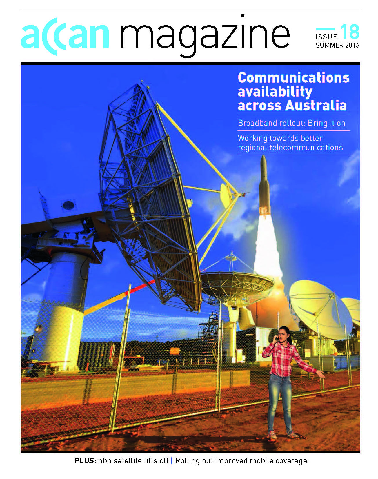 Communications availability across Australia cover