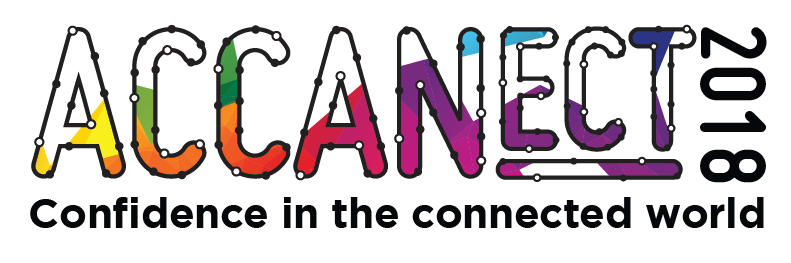 ACCANect 2018 Logo: Confidence in the connected world