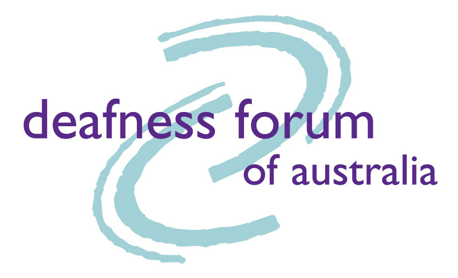 DeafnessForumOfAustralia logo