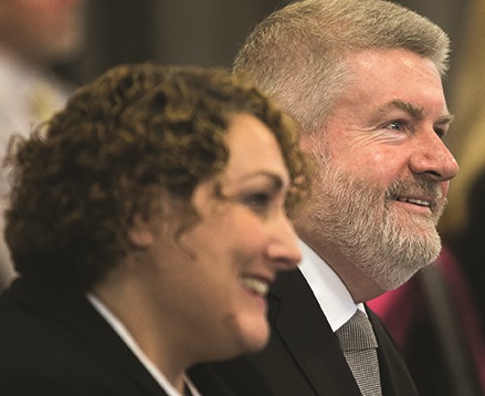 Teresa Corbin, ACCAN CEO, and Mitch Fifield, Minister for Communications and the Arts