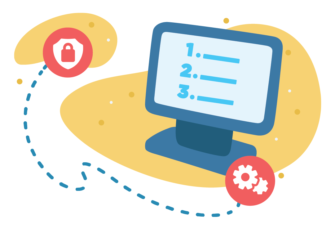 Checking domain security graphic